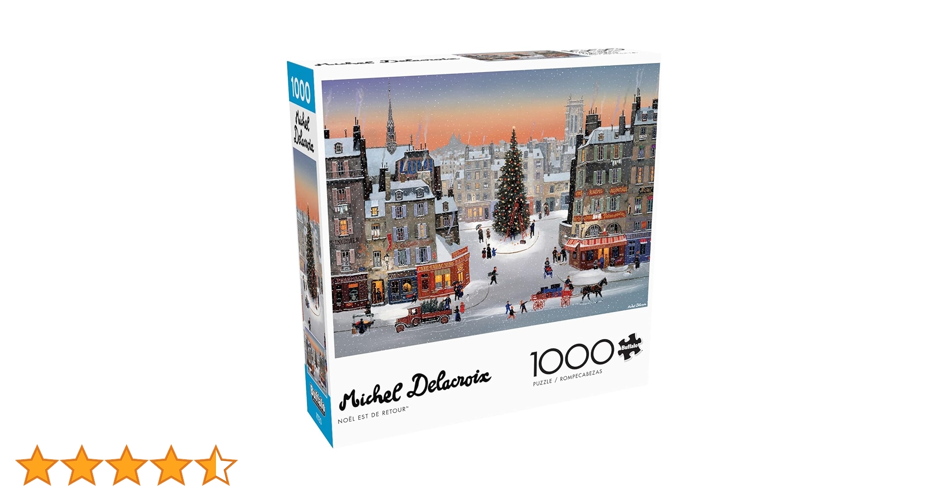 ミッシェルドラクロワ 1000ピース ジグソーパズル 穏やかなパリの暮らし Amazon | Buffalo Games - ミシェル・ドラクロワ - ノエル・エスト・ド